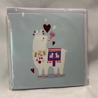 New Lama Love Valentine's Day Greeting Card Pop Up Irene Chan Up With Paper C4   - Image 1 of 2