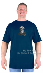 Big Herren BTS Goggled Skull T-Shirt Größen M L XL 2XL 3XL 4XL 5XL 6XL 7XL 8XL - Bild 1 von 4