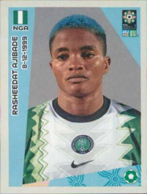 2023 Panini FIFA Women's World Cup Stickers #120 Rasheedat Ajibade Nigeria - Image 1 of 2