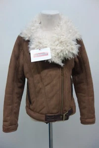EK2273 Mädchen Jacke von C&A, braun, Gr. 140 - Bild 1 von 5