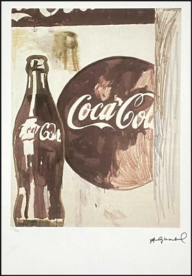ANDY WARHOL * Coca-Cola * signed lithograph * limited # 23/125 - Bild 1 von 4