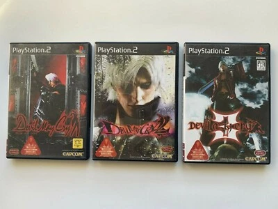 LOT3 PlayStasion2 Devil May Cry (1/2/3 set) JAPAN PS2 JAPAN Import Game NTSC-J - Image 1 of 4