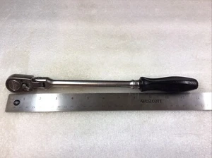 Snap On   F751B - 3/8”Dr., Flex Head, 12” Long, Black, Hard Handle, Ratchet-USA- - Bild 1 von 18