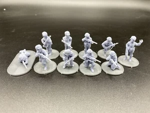 28mm, 3D Printed, WW2, Italian Bersaglieri Infantry Squad 1, Bolt Action (10figs - Picture 1 of 12