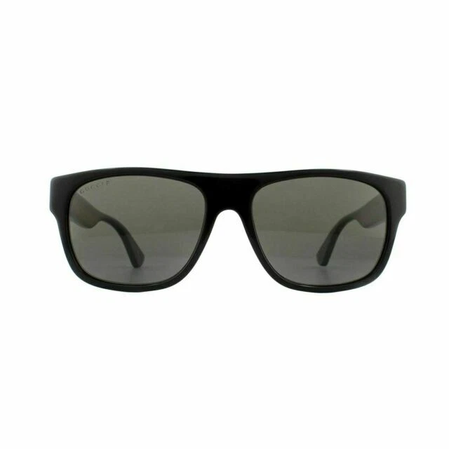 Gucci GG0341S 002 56 Men's Rectangle Sunglasses