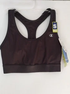 CHAMPION MEDIUM SUPPORT RACER BACK SIZE SMALL DARK GRAY WIRELESS BRA NWT - Picture 1 of 8