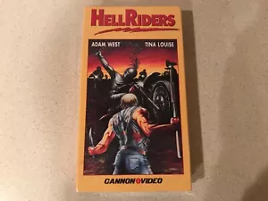Hell Riders (VHS, 1989, Cannon Video) Adam West, Tina Louise - Sealed - Picture 1 of 6