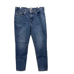 Carhartt Slim Fit Jeans Womens Size 18 Tall Dark Wash Denim 18T - Picture 1 of 6