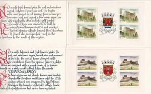 Portugal 1987 Yvert #C1697/98 Leiria & Guarda Castles Architecture MNH-VF - Picture 1 of 2