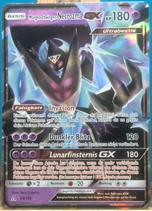 POKEMON - Ultra Prisma - Morgenwingen-Necrozma GX - 63/156 - alemán - Imagen 1 de 1