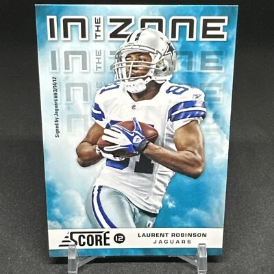 2012 Score-In the Zone Insert -Laurent Robinson Jacksonville Jaguars #13 🏈🔥🔥 - Image 1 of 4