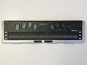 Humanware Brailliant BI40 Braille Display Black White Braille Notetaker Concise - Picture 1 of 7