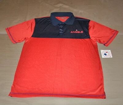 BNWT Los Angeles Angels Mens Navy/Red Polo (L) Large Shirt Jersey T-Shirt MLB  - Image 1 of 3