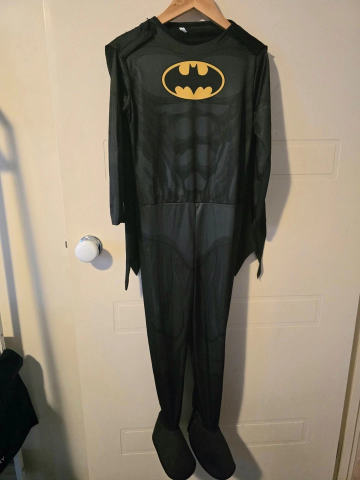 Dc Comics Batman Kids Dress Up Halloween Party Costume Jumpsuit Size 3-5 - image 1 of 1