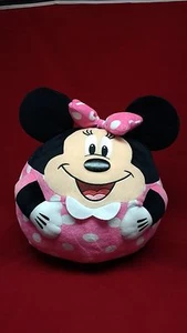 Ty Beanie Ballz Minnie Mouse Plush 5" Stuffed Animal Disney Round Pink - Picture 1 of 3