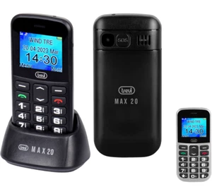 Telefono cellulare per ANZIANI gsm tasti grandi bluetooth fotocamera sd sos base - Picture 1 of 24