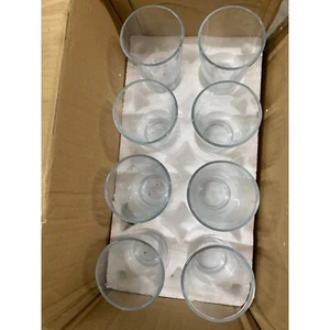 Circleware Clear Glass Simple Home Cooler Glassware Set of 8 15.75 oz NWB - Picture 1 of 4