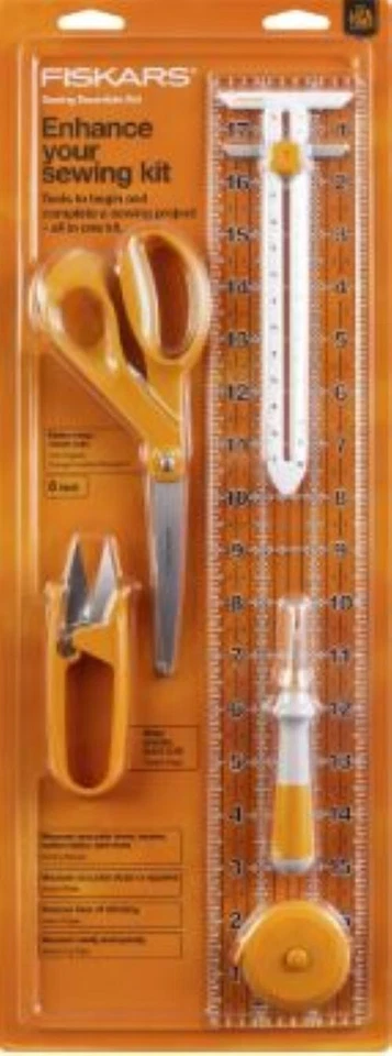 Juego de elementos esenciales de costura Fiskars (6 piezas), naranja 6 unidades Foto 1 de 1