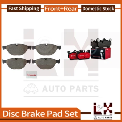 Front & Rear Brembo Ceramic Brake Pads Set Set For 2016 Jaguar XJR - Image 1 of 4