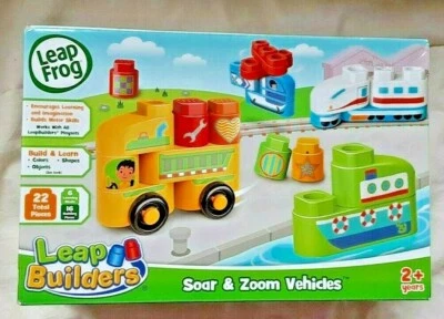 Leap Frog Leap Builders Soar & Zoom Vehicles New in Box 22 Pieces 2019 #6057 - Image 1 of 4