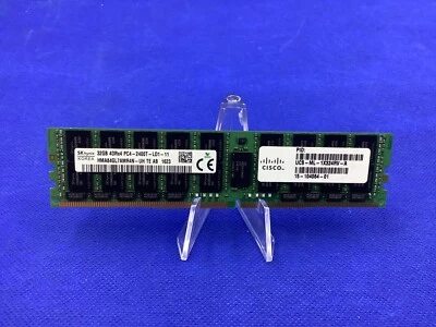 UCS-ML-1X324RV-A CISCO 32GB (1X32GB) 4DRX4 PC4-2400T SERVER MEMORY - Image 1 of 2