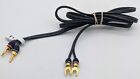Monster Cable Banana-Spade 24K Gold Contact W/ Audioquest G-2 16Awg 70? Long