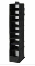 Ikea Skubb Organizer with 9 Compartments Storage Black 8 3/4 x 13 1/2 X 47 1/4