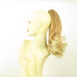 Extension Posticcio coda di cavallo biondo chiaro mechato biondo 8/27t613 peruk - Picture 1 of 8