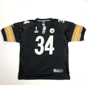 A26 NWT Pittsburgh Steelers Mendenhall Super Bowl XLV Jersey Size 52 - Picture 1 of 7