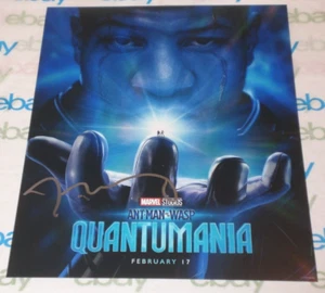 JONATHAN MAJORS SIGNED ANT MAN QUANTUMANIA 8X10 PHOTO AUTO KANG CONQUEROR COA - Picture 1 of 1