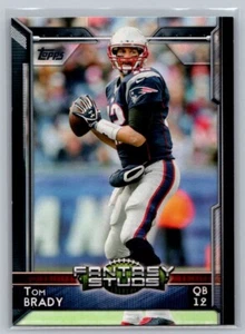 2015 Topps Fantasy Studs Tom Brady #308 - Picture 1 of 2