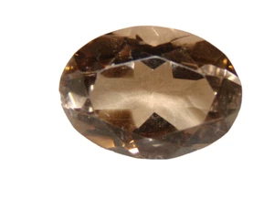 Rauchquarz  Oval Facettenschliff  11 -14,5 Karat 17,8 x 13 mm x9 mm  Rauchtopas - Bild 1 von 9