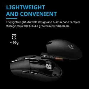 Logitech G304 LIGHTSPEED Wireless Gaming Mouse - Picture 1 of 2