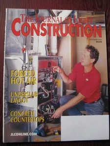 Journal of Light Construction Magazine Forced Hot Air, Concrete Countertops 2000 - Picture 1 of 1