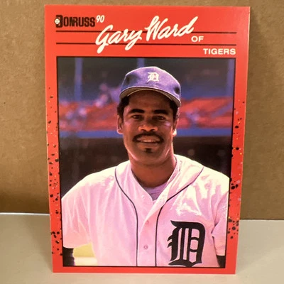 Gary Ward #621 Donruss MLB Baseball 1990 Detroit Tigers - Image 1 of 2