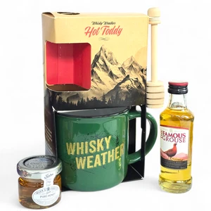 Beams Whisky Weather Hot Toddy 50ml, Mug with Tiptree Pure Honey Gift Set - Picture 1 of 6