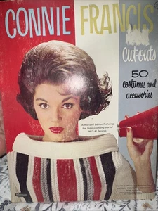Vintage Original 1963 Whitman Connie Francis Cut Outs Papierpuppen - Bild 1 von 5