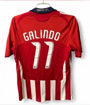 Maykel Galindo Chivas USA 2008-2009 MLS Soccer Jersey Player Issued Large L MLS - Image 1 of 4