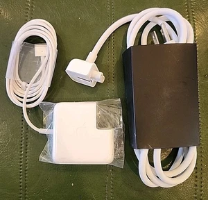 Apple Genuine OEM A1436 45W MagSafe 2 Power Adapter Charger w Extension Cord NEW - Picture 1 of 5