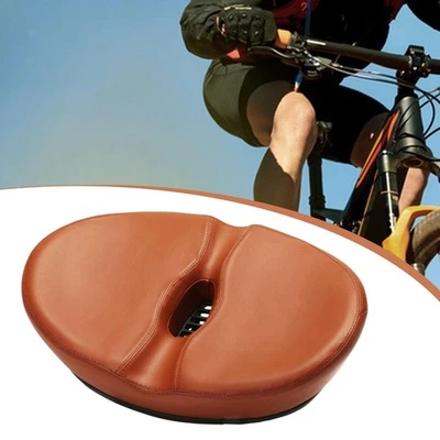 Cojín de asiento de bicicleta sillín de bicicleta sin nariz para bicicleta plegable ocio montar Foto 1 de 4