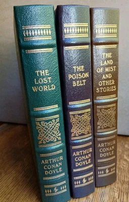 EASTON PRESS ARTHUR DOYLE 3 VOL THE LOST WORLD, THE POISON BELT,  LAND Of MIST - Image 1 of 4