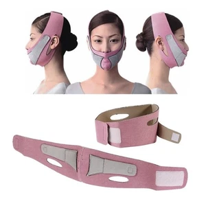 V-line Face Chin Cheek Lift Up Slimming Slim Mask Anti Wrinkle Belt Strap Band - Picture 1 of 10