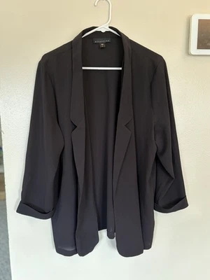 Cárdigan Blazer Abierto Mujer Attention Negro Talla XL Excelente Estado Foto 1 de 3