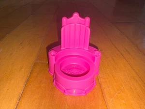 Fisher Price Little People Disney Princess Pink Throne Chair Accessory - Picture 1 of 4