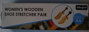 Hillington Paar Damen Holz Schuhspanner (Schuhgröße 3-6) - Bild 1 von 3