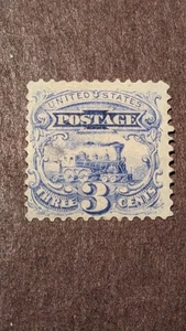 USA Briefmarke #114 postfrisch Original Gummi aufklappbar mit Knicken. - Bild 1 von 2