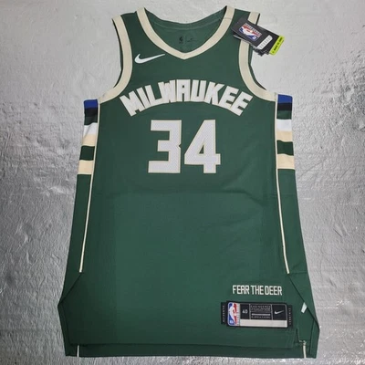 Nike Giannis NBA AUTÉNTICO ADV Bucks 20/21 CAMISETA HOMBRE Talla 40 Pequeña CW3451-324 Foto 1 de 4