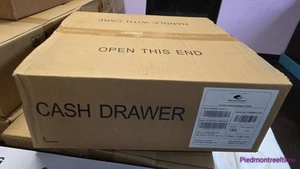 APG EKDS320-1-B330-A10 Cash Drawer Arlo 13" Usd, 4X5, MultiPro Cable, Black - Picture 1 of 6