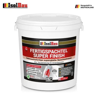 Spachtel Masse 5 kg - 100 kg Fertigspachtel Q4 SUPER Finish Gips Glätt Flächen - Bild 1 von 4