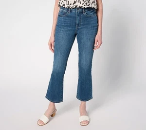 NYDJ High Rise Tall Billie Ankle mit cooler Embrace Jeans Regenfedern 6 Neu - Bild 1 von 1